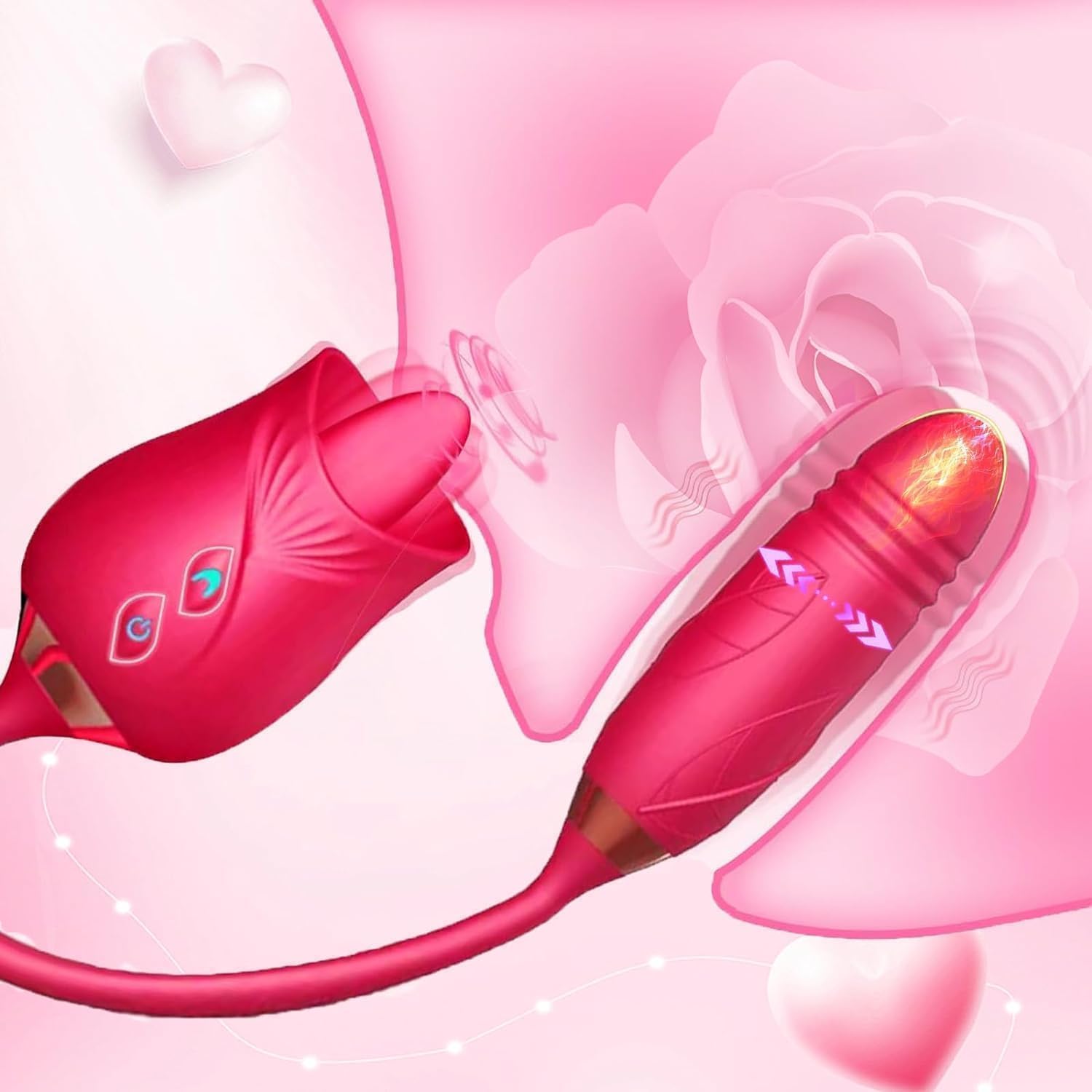 VIBRADOR ROSA CON LENGUA 1 VIBRADOR ROSA CON LENGUA