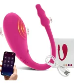 Huevo Vibrador Inalámbrico App Larga Distancia Recargable Fucsia